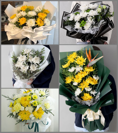 湖北咸宁市赤壁市蒲圻街道苦竹桥村白事花束代送